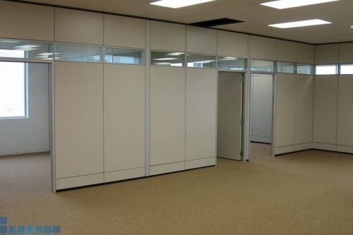 Duo segmentation is a laminate & glass partition wall & office divider